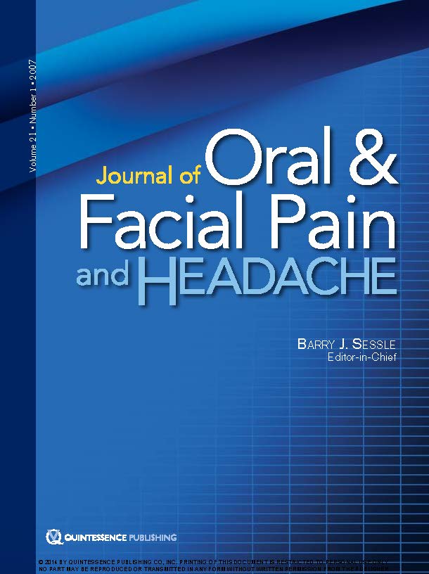 JOFPH Volume 21 Issue 1 cover