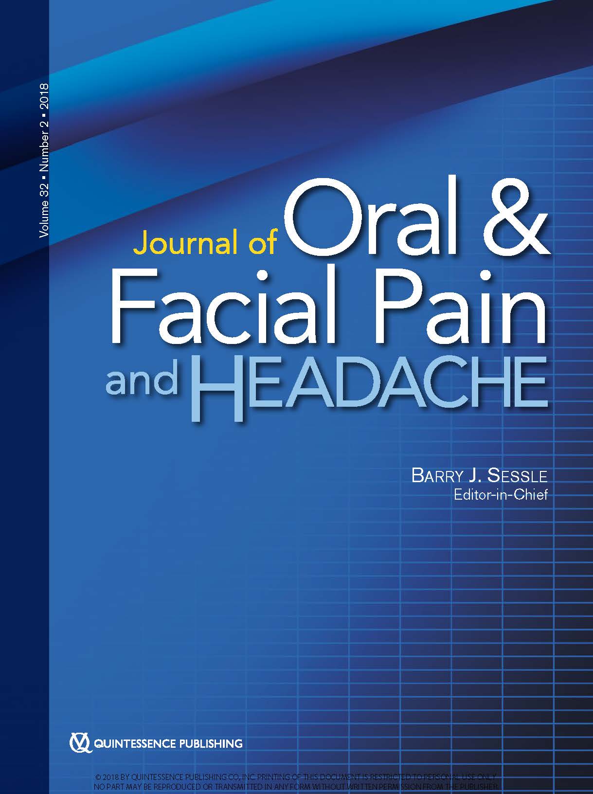 JOFPH Volume 32 Issue 2 cover